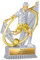 eberin · Fussball Pokal personalisierbar · topfitte Altherren Trophäe · All-Stars Fußball Wanderpokal · Fussballspieler Preis · ü30 Fußball Pokal mit Gravur · 12 cm