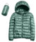 Steppjacke Damen leichte Übergangsjacke mit Kapuze, Damen Übergangsjacke Steppjacke mit Kapuze Daunenjacke Reißverschluss Sportjacke Zip Wärme Freizeit Outdoor Basic Casual Style Outdoorjacke