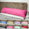 LANDSTER Schwangerschaftskissen Seitenschläferkissen Schlafkissen Ganzkörperkissen Body Pillow I-förmiges Kissen 150cm Kissen mit Kissenbezug (I-Förmiges, Fuchsie)