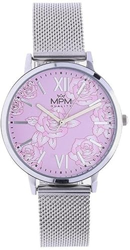 MPM Quality Armbanduhren für Frauen hPM860, Silber