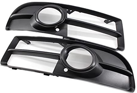 WMTCNC Kühlergrille 1 Paar Auto Vorne Untere Seite Stoßstange Nebelscheinwerfer Kühlergrill Für Audi A4 B7 S-Line 2005 2006 2007 2008