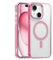 S.Dawezo Cover per iPhone 15 Plus, Compatibile con MagSafe, Custodia Traslucida Resistente, Protezione Antiurto di Livello Militare, Opaco Magnetica Case per iPhone 15 Plus, Rosa