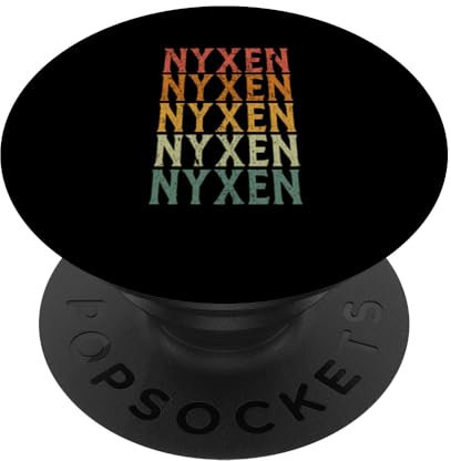Retro Individueller Vorname Name Nyxen PopSockets mit austauschbarem PopGrip