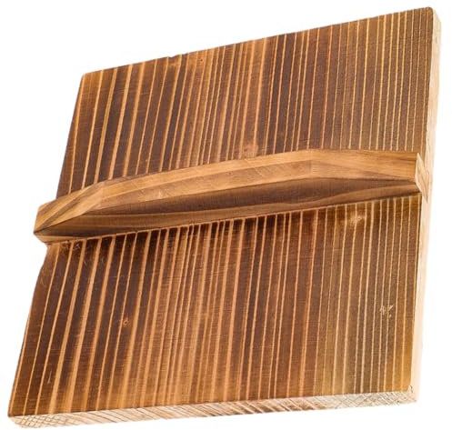 Garneck Japanese Tamagoyaki Pan Lid Wooden Cover for Omelette Pan Gas Hob Cooker Cover Kitchen Tool