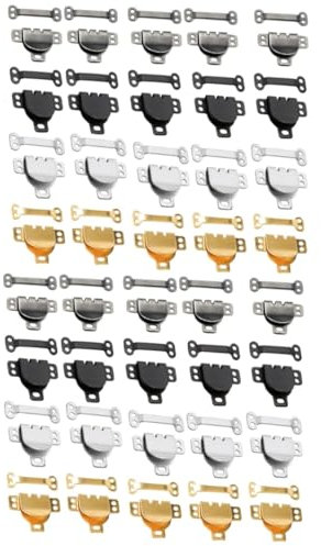 NUOBESTY 200stücke Handnäh-hosenhaken Metall Trousers Hook Farben Langlebige Bekleidungsaccessoires Für Maßgeschneiderte Projekte Für Stoffarten