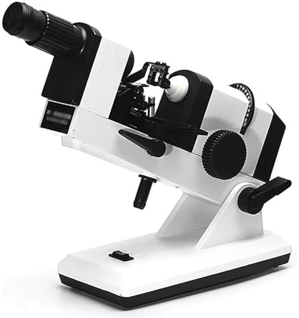 Tragbares manuelles optisches Linsenmessgerät und Fokusmesser-Optometer mit externer Messung, 0 ~ ± 25D/externe Ablesung 0,125D/genaue Messung, geeignet für optische Geschäfte / optische Zentren