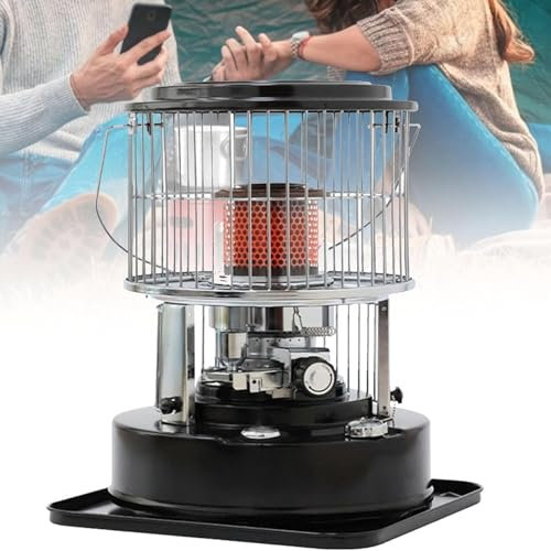 Estufa Calefactora De Queroseno, Horno Calefactor De Queroseno Portátil, Potencia De Calefacción De 2,6 Kw, Área De Calefacción De Aproximadamente 15 ~ 20 Metros Cuadrados, Para Interiores, Camping, B