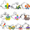 BOFUNX 10pcs Zirkus Ausstecher Zirkus Party Ausstechformen Edelstahl Clown Zirkuszelt Karneval Maskerade Ausstechformen für Karneval Zirkusparty Kindergeburtstag