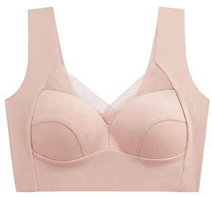 Reggiseni da donna Reggiseno a balconcino senza fili Push up Supporto Coppa da donna in seta di ghiaccio Indietro raccolto senza reggiseno comodo e sexy per lo sport Sonno Reggiseno sportivo da donna