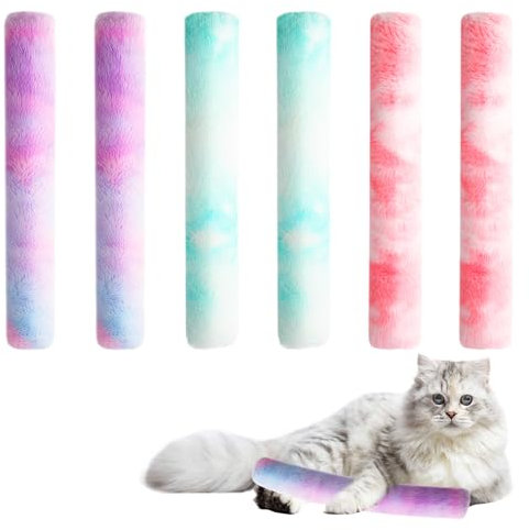 Neikafan 6 Pezzi Cuscino Gatto Erba Gatta Gatti Catnip Giocattolo per Gatti Con Erba Gatta Erba Gatta per Gatti Pronta Giocattolo Interattivo per Gatti E Gattini