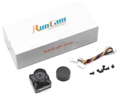 Robin 3 1200TVL Capteur COMS 1/3 pour caméra RunCam FPV DC 5-23 V Rapport d'écran 4:3 PAL/NTSC commutable pour drone RC Racing Quadcopter (Robin 3)