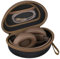 Hard Headphone Case for Beats Solo 4, Studio Pro, Solo 3, Studio 3, Solo 2,Over Ear Headphone Carrying Case with Storage Cable Bag Strap for Travel (Black_Coffee)