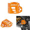 Serbatoio del liquido dei freni CNC per moto, serbatoio posteriore, coperchio dell'olio, accessorio adatto per 690 SMC R 2009-2024+ / 690 Enduro R 2016-2024+ / 690 DUKE 2013-2019, arancione