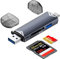 Lecteur de Carte SD, Adaptateur OTG 3-en-1 Hi-Speed USB C et USB 2.0 pour MMC/TF/SDXC/SDHC/Micro SDXC, Compatible avec iPhone 16 Pro Max/15, téléphones Portables, Ordinateurs, etc.