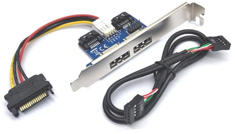 Metall-SATA-zu-Esata-Konverter mit Power Over ESATA für Computer
