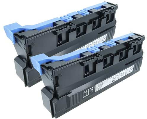 vhbw 2X Resttonerbehälter Ersatz für Konica Minolta WX-105 | A8JJ-WY1 für Laser-Drucker