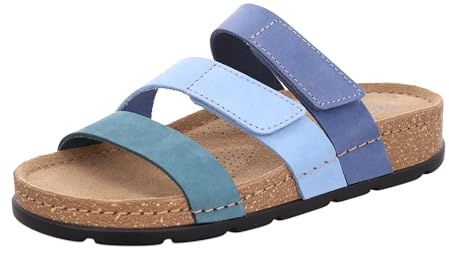 Rohde Damen Pantolette aus Nubukleder mit Memory-Fußbett D.Soave 5419