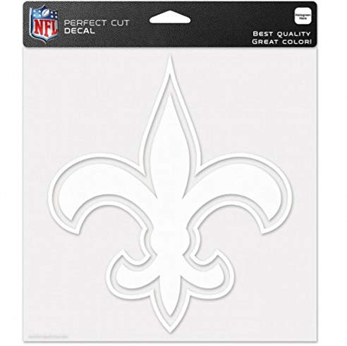 Wincraft NFL New Orleans Saints Perfect Cut Decal, 20,3 x 20,3 cm, Wanddekoration, Wohnzimmer