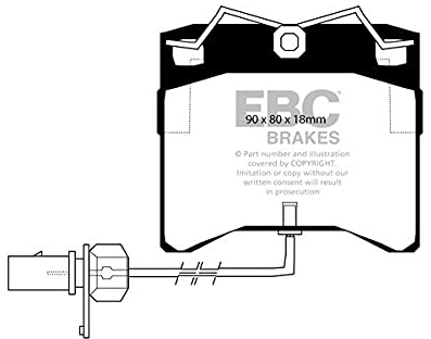 EBC Brakes DP1429 Blackstuff Bremsbeläge