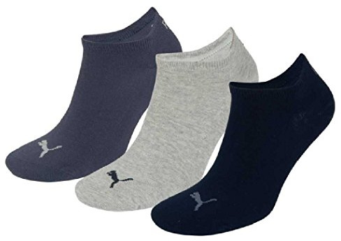 PUMA Unisex Unisex Sneaker Plain Sneaker Sock (3er Pack)