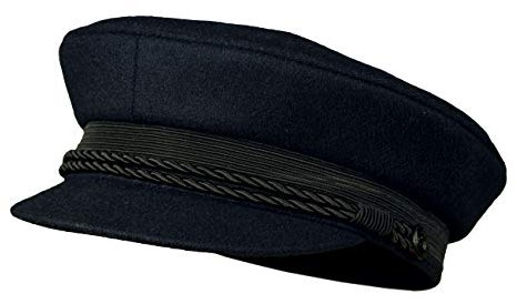 Balke Elbsegler Kapitänsmütze mit Kordel, Marine, 59