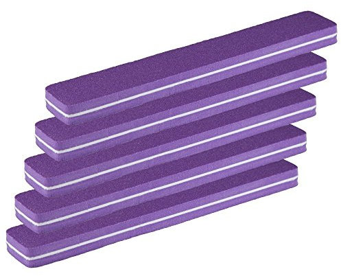 5er Pack Superflex Buffer-Feile Rechteck lila Körnung mittel 120/120