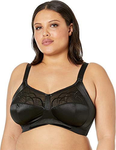Elomi Women's Cate Soft Cup Bra, black, 46G