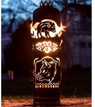 Feuerstelle Feuertonne Wildschwein Schwarzwild