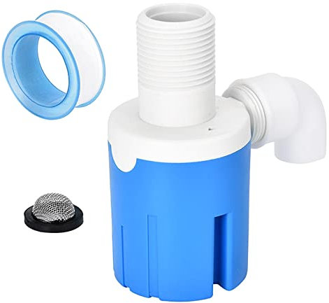P Prettyia Automatisches Schwimmerventil Wasserstandsregler Solarwassertank Schwimmerregelventil 1 Zoll, Blau