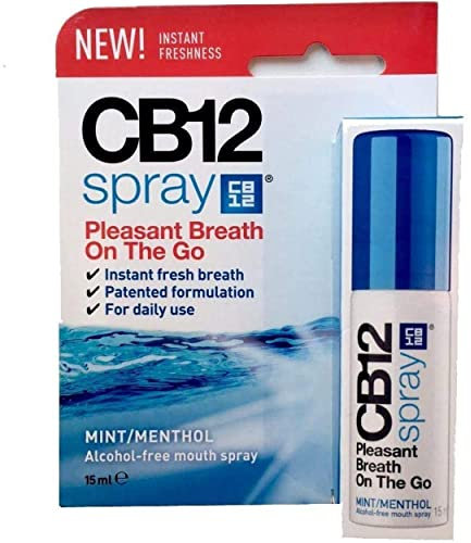 3x CB12 Spray 15ml PZN: 12414534 Mundspray für frischen Atem Alkoholfrei