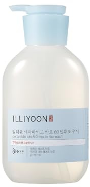 ILLIYOON Ceramide Ato 6.0 Reinigungsmittel von Kopf bis Fuß für Babys, 500 ml, All-in-One für empfindliche Haut, sanft für Säuglinge und Erwachsene, ohne Parfüm