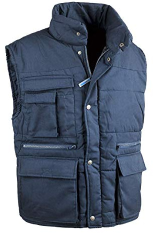Socim Jacke für Herren, multifunktional, gepolstert, für Herren, Blau XL