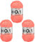 myboshi No.1 Wolle zum Häkeln und Stricken, Schnellstrickgarn, langlebige Mützenwolle, Strickwolle, Häkelwolle, mulesing-frei, 50g, Ll 55m Rosa (Rouge) 3 Knäuel
