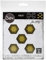 Sizzix Thinlits Stanzschablone Set 25 Pack 664420 Gestapelte Sechsecke von Tim Holtz, Mehrfarben, Einheitsgröße