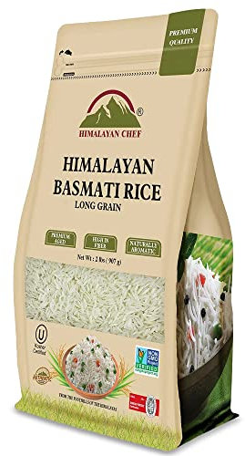 Himalayan Chef Arroz Basmati auténtico, blanco