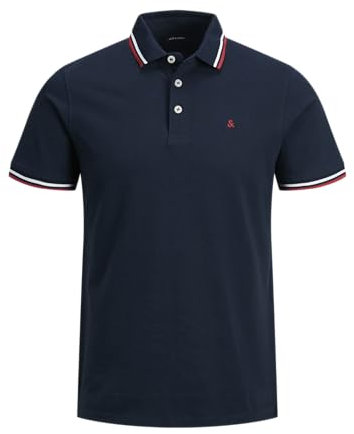JACK & JONES Jjepaulos Polo Ss Noos Homme Polo, Marine Blazer, XXL
