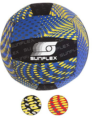 Sunflex Neopren Zubehör Beach und Funball Splash Größe 3 in blau | Volleyball weich und leicht für den Strand und das Wasser | extrem robust und für Jede Altersgruppe