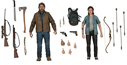 NECA The Last of US 2 Ultimate Joel & Ellie Actionfiguren 2-er Set Multicolor, 100% Kunststoff, in Geschenkverpackung