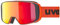 uvex saga TO - Skibrille für Damen und Herren - mit Wechselscheibe - zugfreie Rahmenbelüftung - fierce red/red-LGL clear - one size