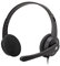 Music Hero Cuffie Workmate a filo regolabili con microfono orientabile, cavo jack 3,5mm per smartphone, pc, tablet, adatti per smart working, call center, dirette streaming, didattica a distanza, Nero