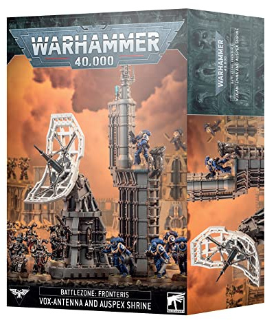 Games Workshop - Warhammer 40.000 - Battlezone Fronteris: Vox-Antenne/Auspex Shrine, Schwarz