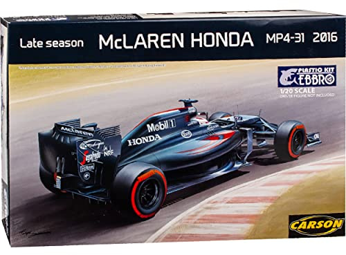 Ebbro McLaren Hon-da MP4-31 2016 Formel 1 Fernando Alonso Jenson Button 020 4800 Kit Bausatz 1/20 Modell Auto