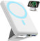 Bateria Externa iPhone,YAGOPAL Batería Externa Inalámbrica Magnética Plegable de 10000mAh,con Pantalla Digital de energía led magsafe Power Bank,para iPhone 12/13/14/15 /16 Serie