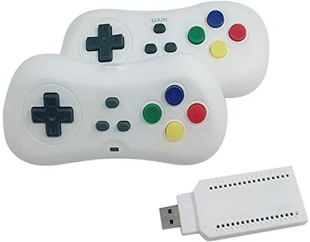Famiglia TV game console 2.4g doppio giocatore senza fili Classic Mini U Bao 620 giochi