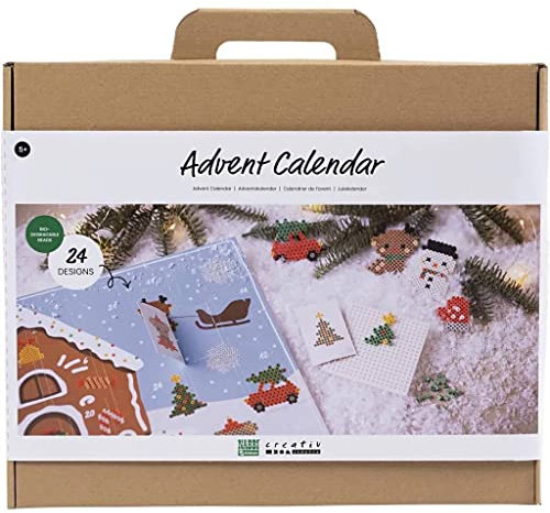 Nabbi® Bio Bügelperlen, 100% kompostierbar, Adventskalender, 24 Designs, 1 STK creotime
