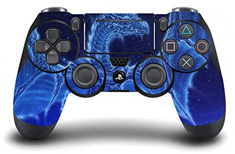Head Case Designs Offizielle Ed Beard Jr Winter Seele Drachen Vinyl Haut Gaming Aufkleber Abziehbild Abdeckung kompatibel mit Sony Playstation 4 PS4 DualShock 4 Controller