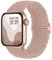 Suitisbest Cinturino in nylon compatibile con Apple Watch 42 mm, 44 mm, 45 mm, 46 mm, 49 mm, antiscivolo, elastico intrecciato per Apple Watch 10 9 8 SE 7 6 5 4 3 2 1 Ultra, sabbia rosa