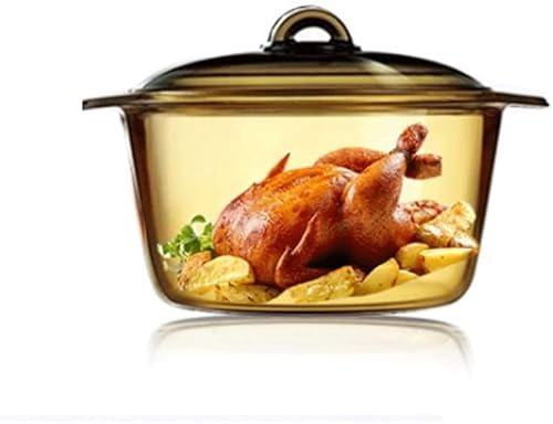 Glass Soup Pot Hotpot Cookware Stew Milk Pot Double Boilers Cooking Kitchen Gas Induction Cooker Cooking Pot Casserole