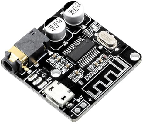 KOBONA Bluetooth Audio Receiver Board for Audio-Verstärker MP3 Verlustfreier Decoder VHM-314 3.7-5V Bluetooth-Audioempfänger-Dekodierungsplatine 3.5mm Audio Aux