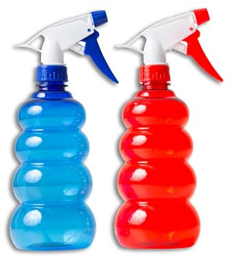 IPEA Flacons Pulvérisateurs 500 ml en Plastique – Lot de 2 - Vaporisateurs pour Eau et Liquide – – Flacon Pulvérisateur Polyvalent pour Maison, Salle de bain, Cheveux, Plantes, Jardin